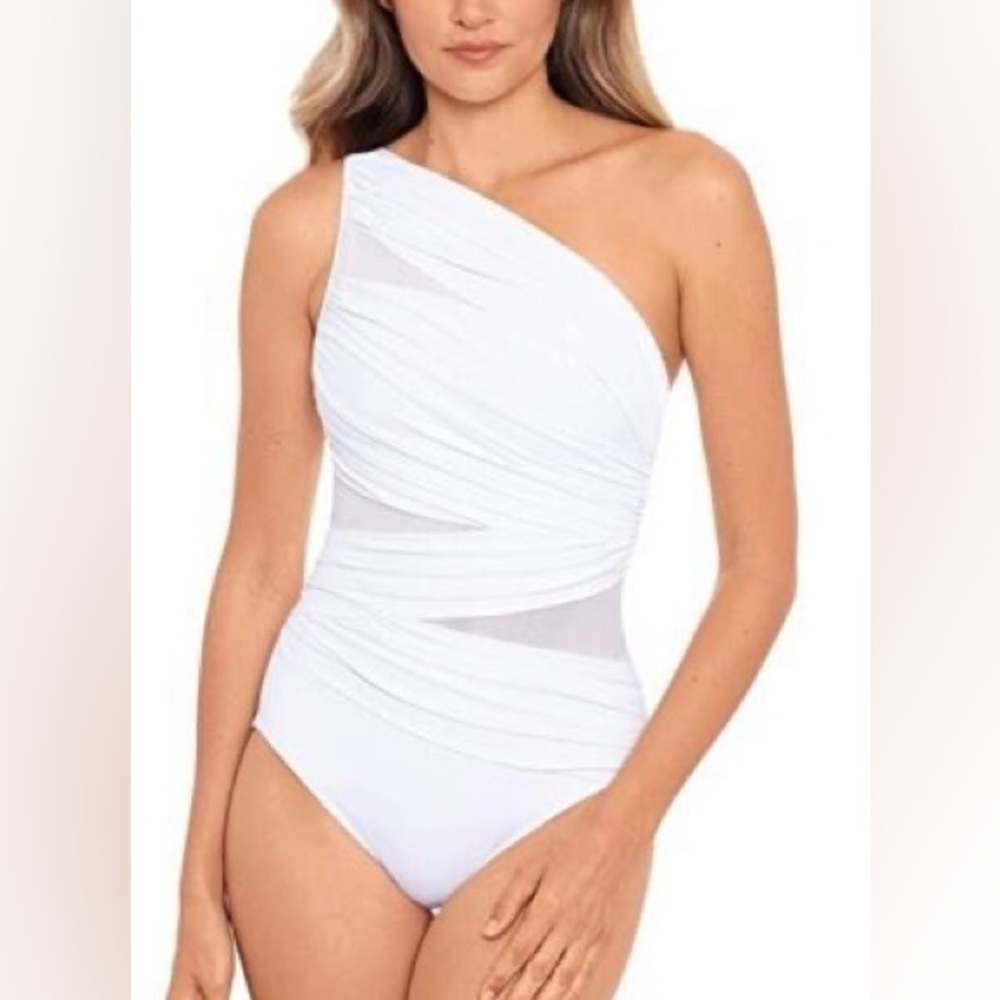 Miraclesuit Network White Jena Swimsuit